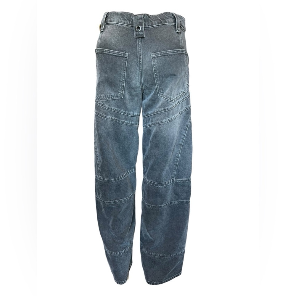 We The Free Free People Womens Jeans Unknown Reasons Moto Straight Boyfriend 25 - Picture 6 of 14
